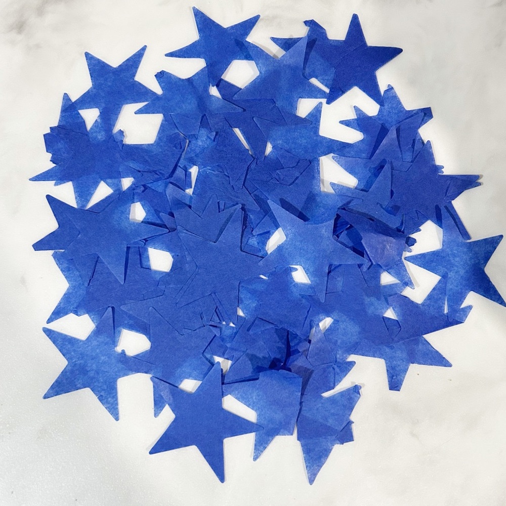 Taylor Swift Midnights Blue Star Confetti Tissue Paper Merch Swiftie